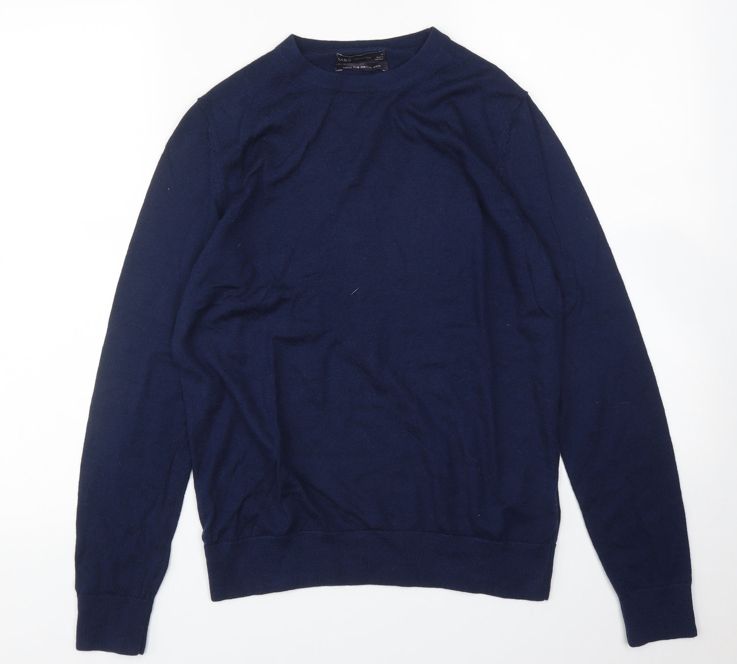 M&S Womens Blue   Pullover Jumper Size 10