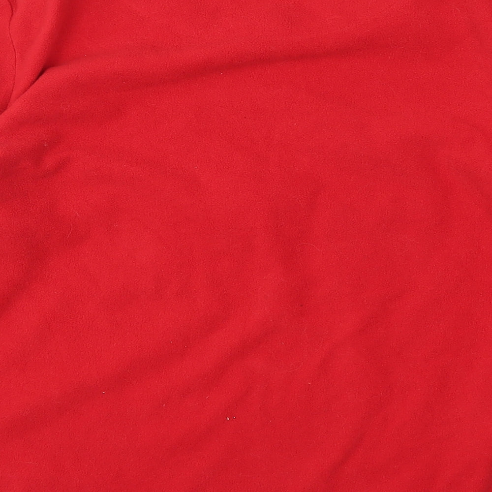 Snuggly and warm Womens Red   Top Pyjama Top Size S  - christmas