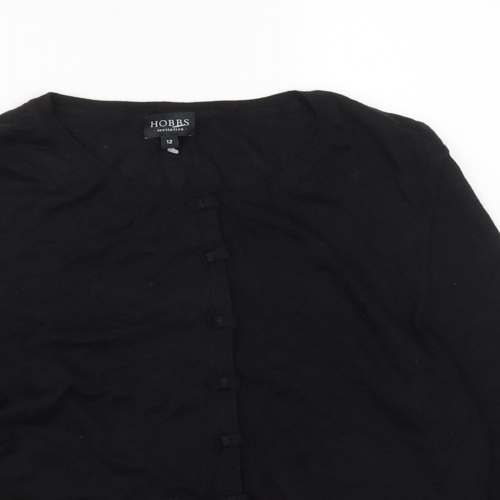 Hobbs Womens Black   Cardigan Jumper Size 12