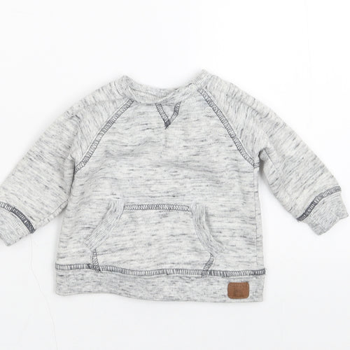 F&F Boys Grey   Pullover Jumper Size 0-3 Months
