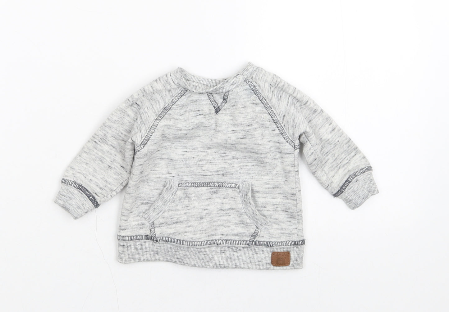 F&F Boys Grey   Pullover Jumper Size 0-3 Months