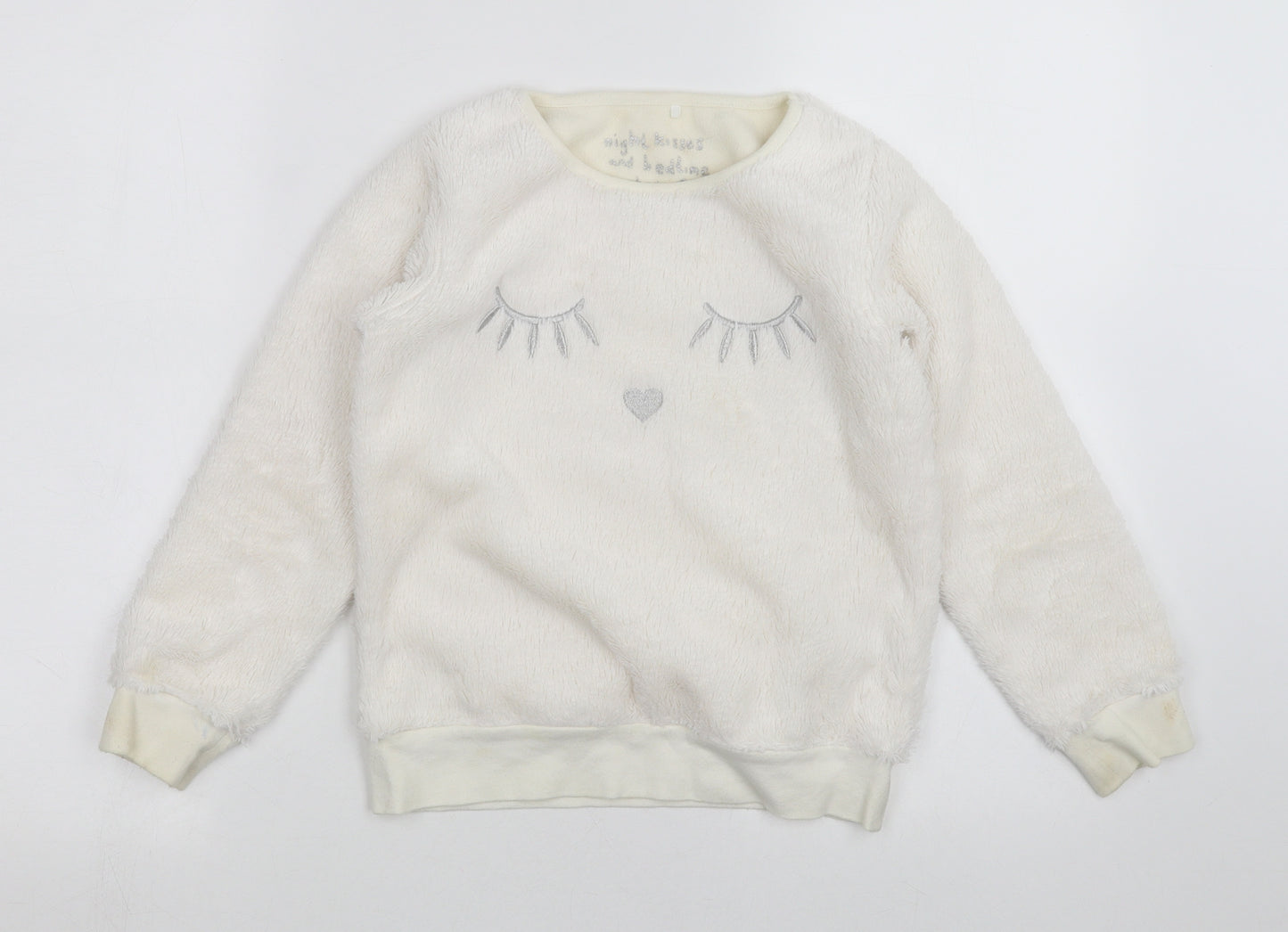 NEXT Girls White   Top Pyjama Top Size 9 Years