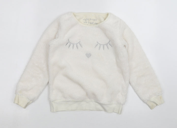 NEXT Girls White   Top Pyjama Top Size 9 Years