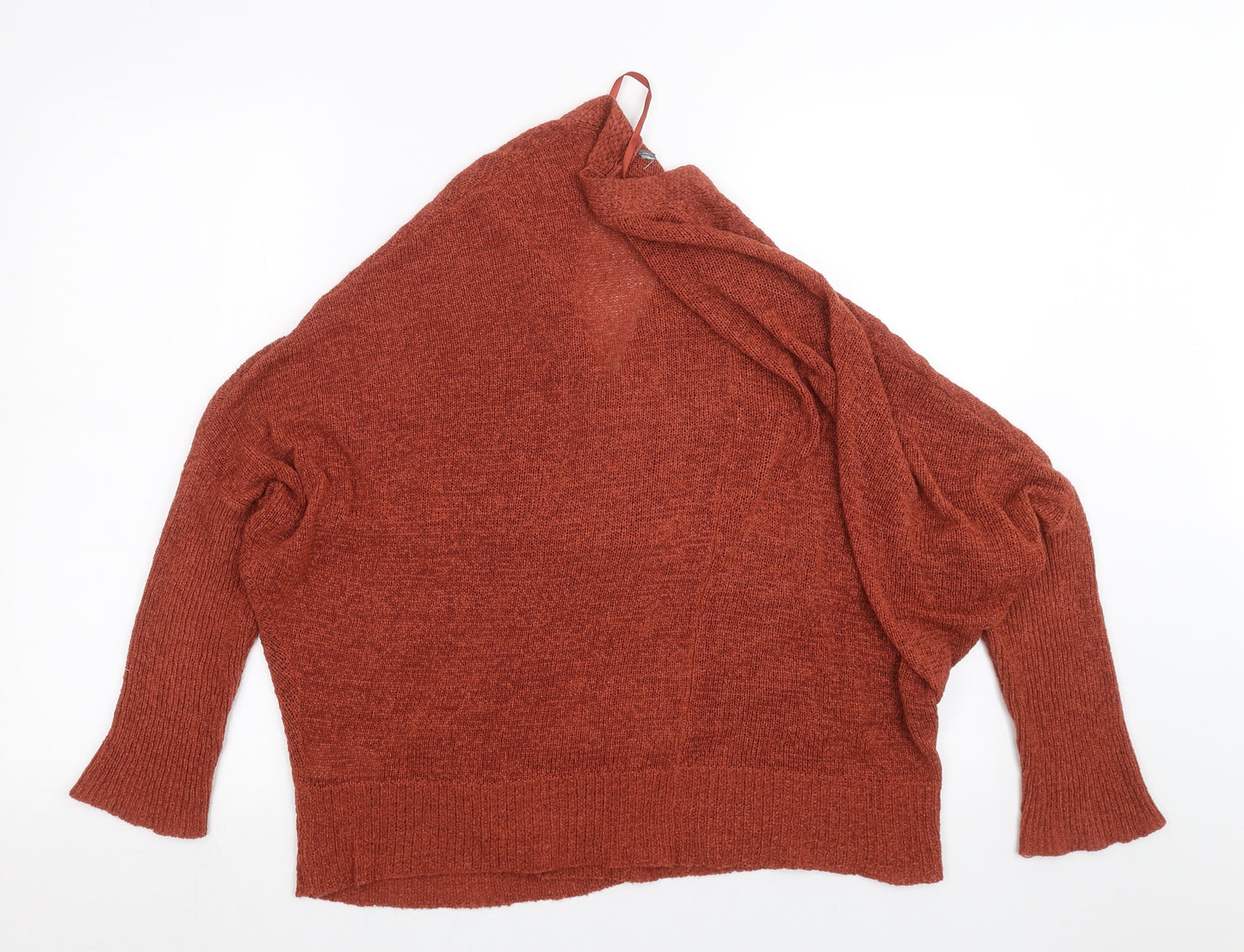 Primark Womens Orange   Cardigan Jumper Size L