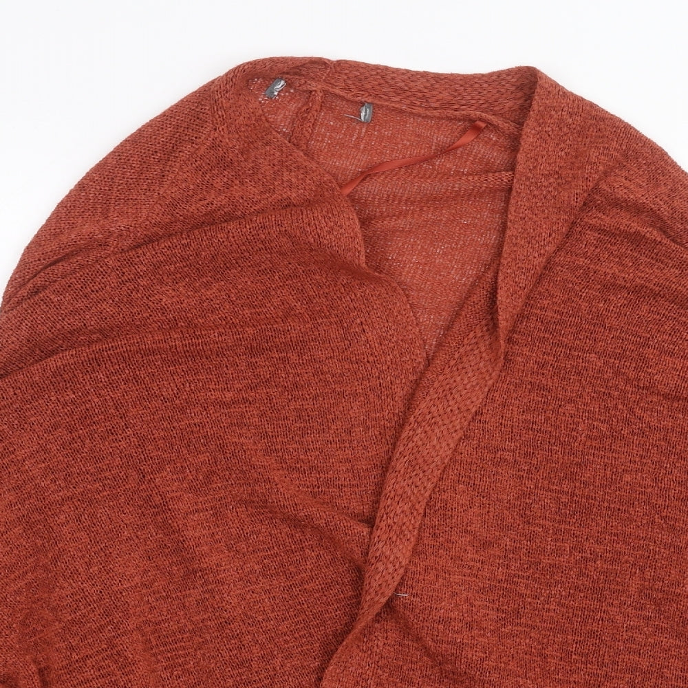 Primark Womens Orange   Cardigan Jumper Size L