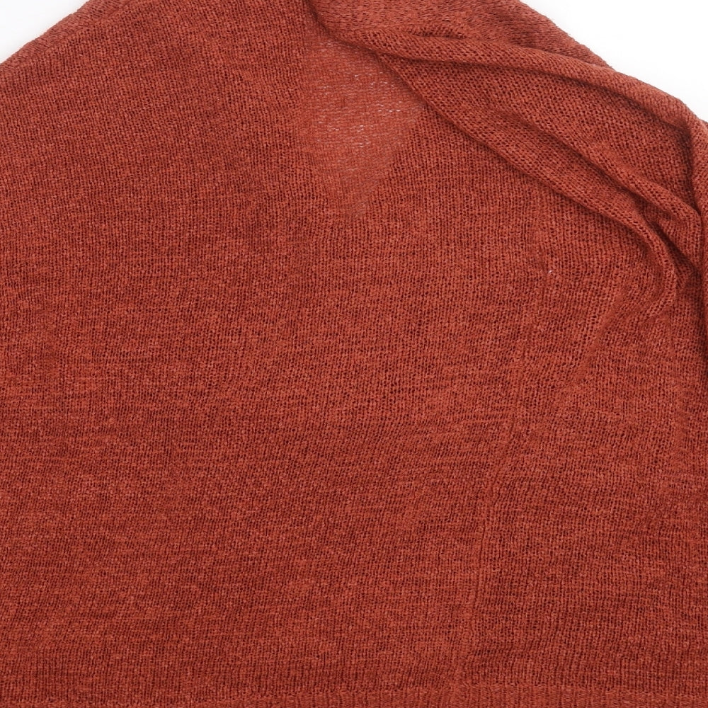 Primark Womens Orange   Cardigan Jumper Size L