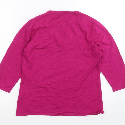 Casamia Womens Pink   Pullover Jumper Size S