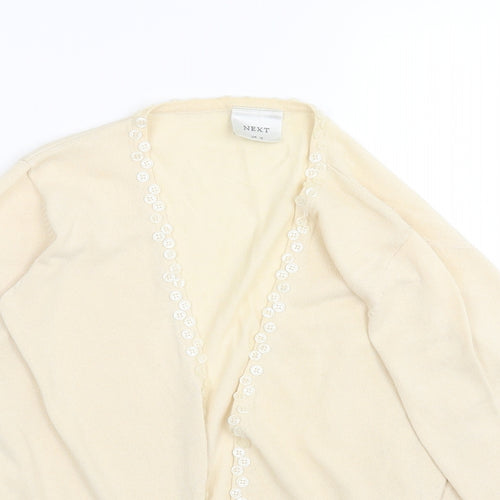 NEXT Womens Beige   Cardigan Jumper Size 12