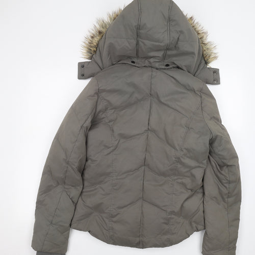 Fatface Womens Green   Parka Coat Size 12