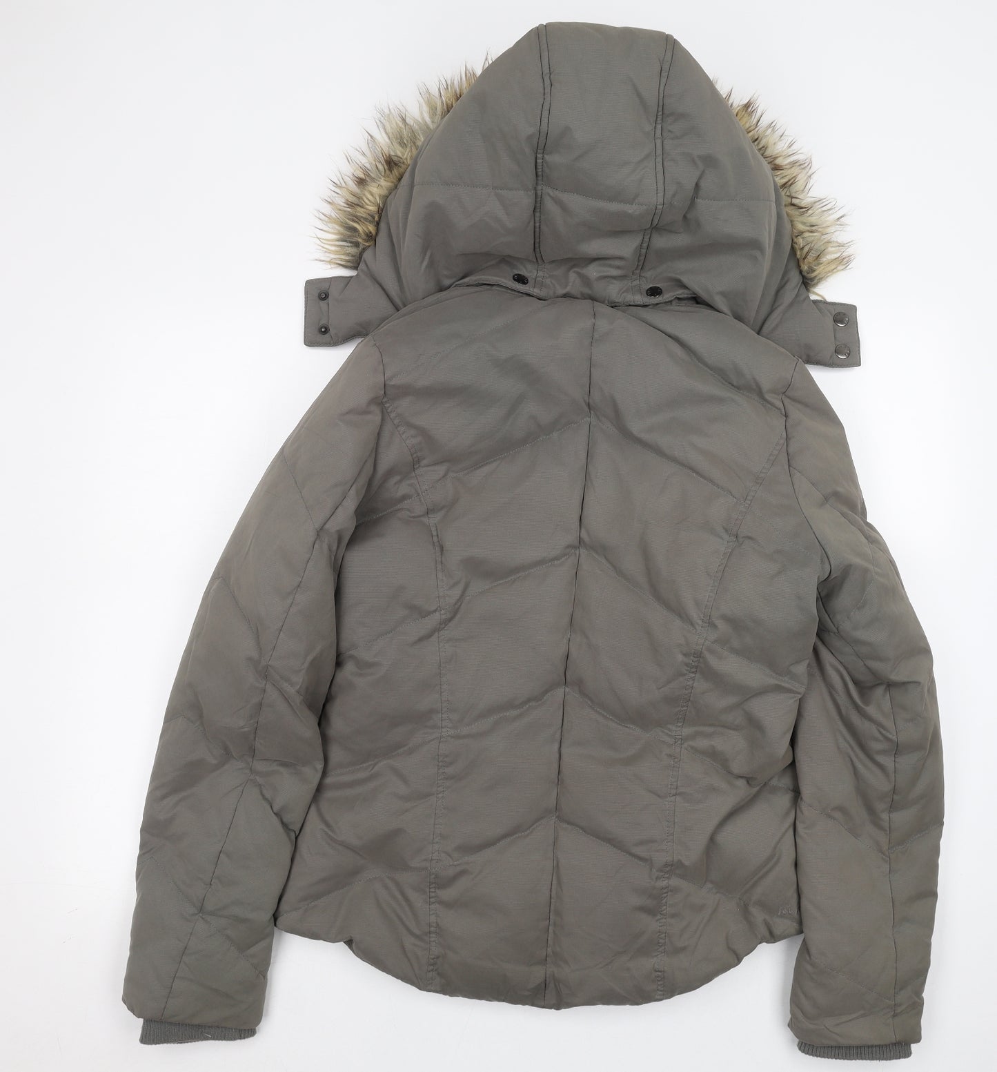 Fatface Womens Green   Parka Coat Size 12