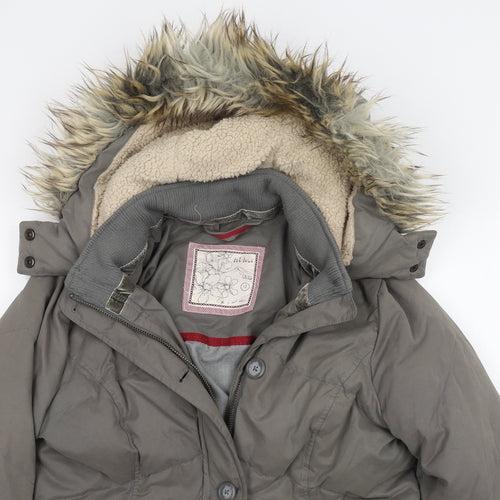Fatface Womens Green   Parka Coat Size 12