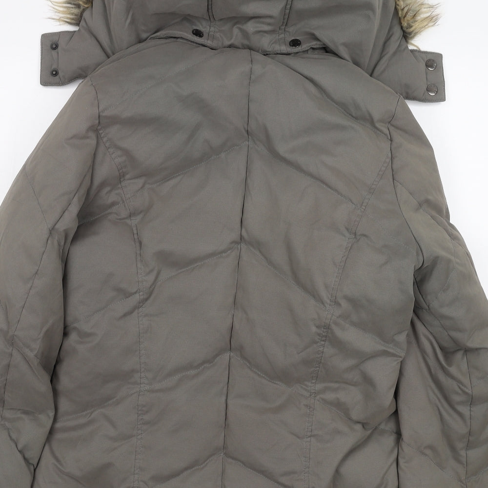 Fatface Womens Green   Parka Coat Size 12