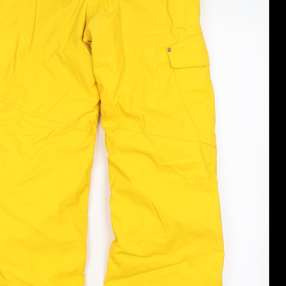 DECATHLON Boys Yellow   Snow Pants Trousers Size 12 Years