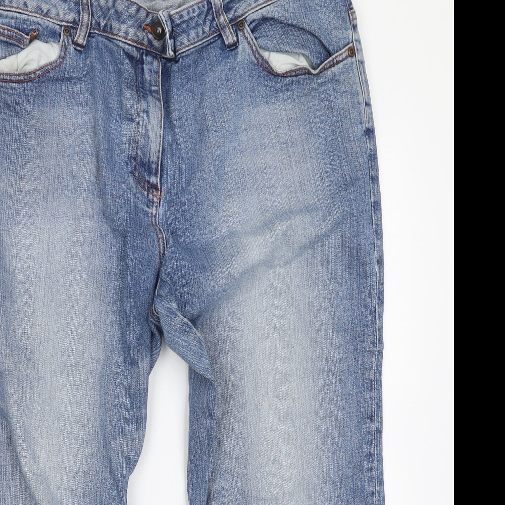 Dorothy Perkins Womens Blue   Cropped Jeans Size 20 L21 in