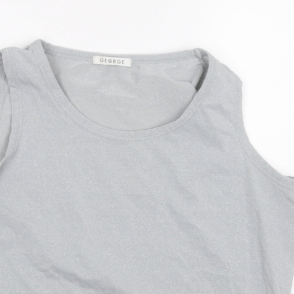 George Womens Silver   Basic Tank Size 20
