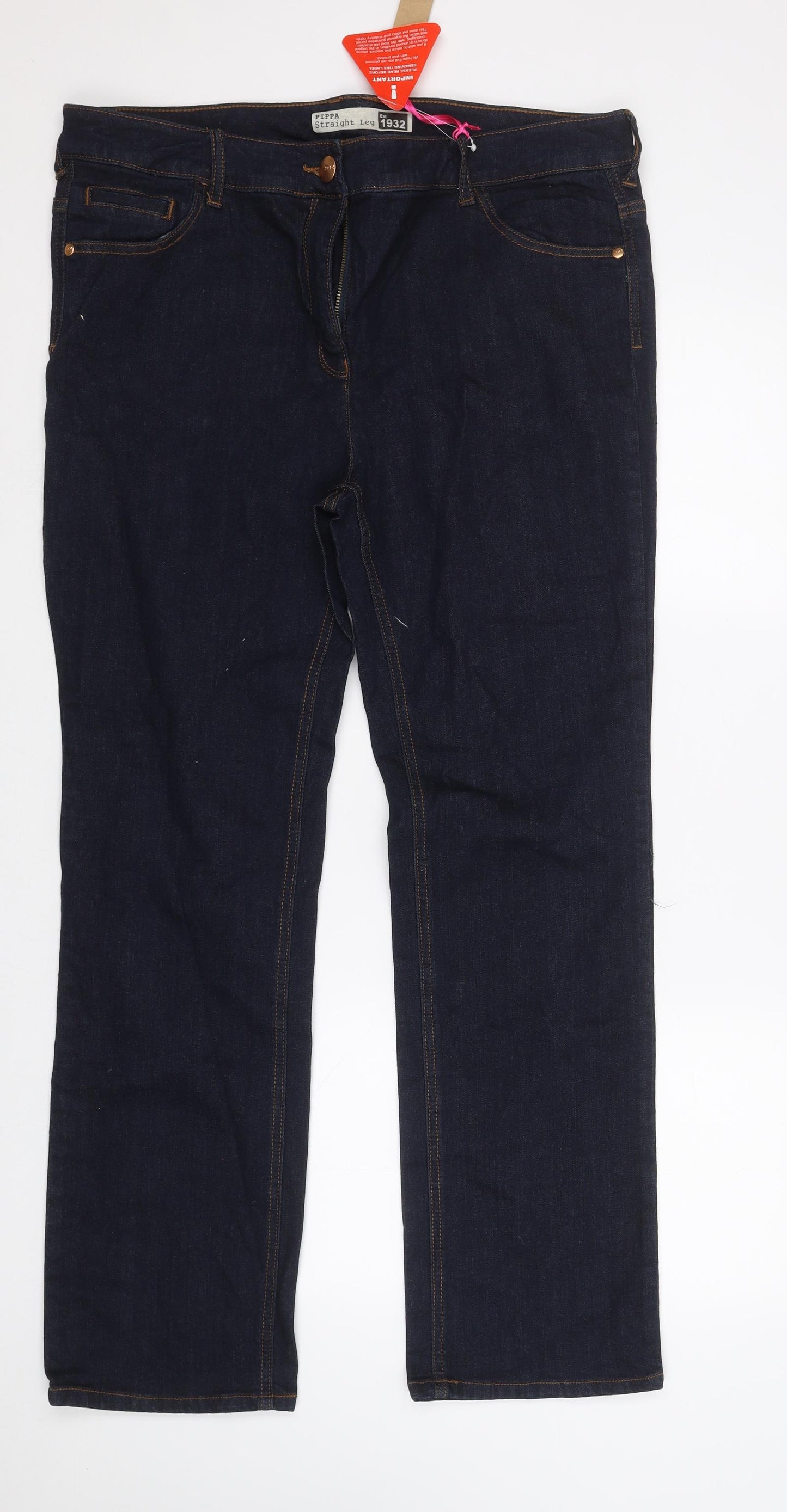 South Womens Blue   Straight Jeans Size 16 L29 in