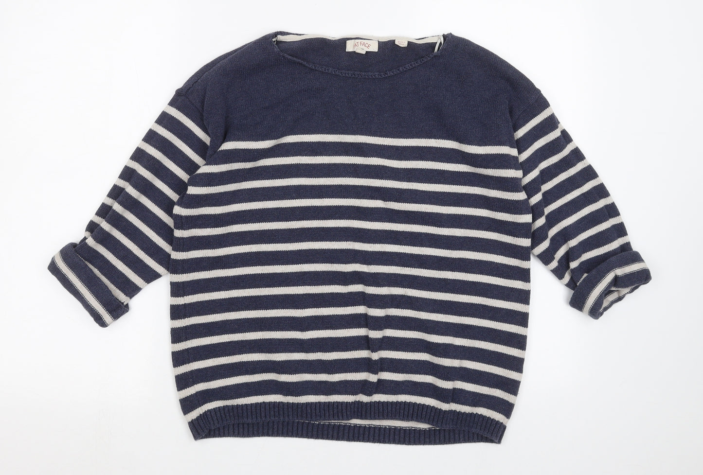 Fatafaec Womens Multicoloured Striped  Pullover Jumper Size 12