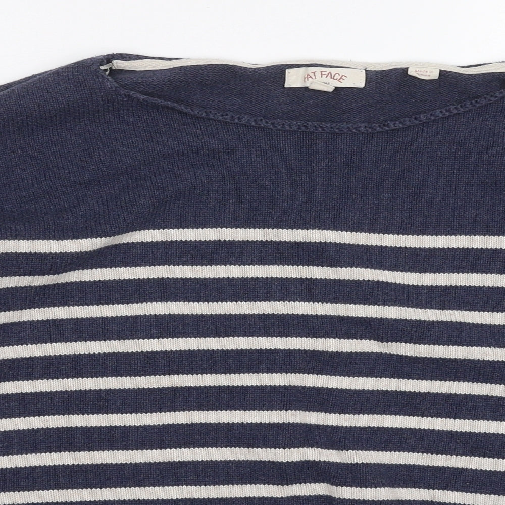 Fatafaec Womens Multicoloured Striped  Pullover Jumper Size 12