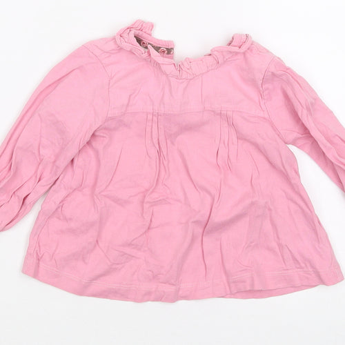 Monsoon Girls Pink   Basic T-Shirt Size 6-9 Months