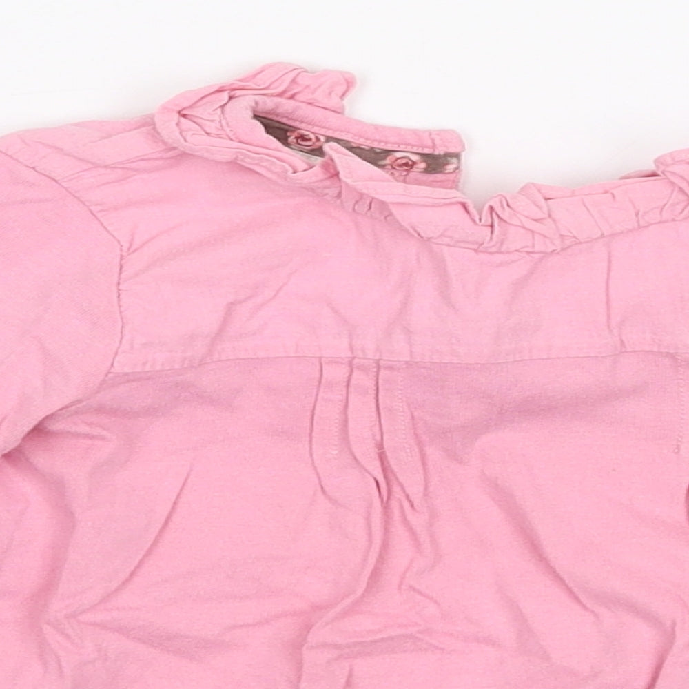 Monsoon Girls Pink   Basic T-Shirt Size 6-9 Months