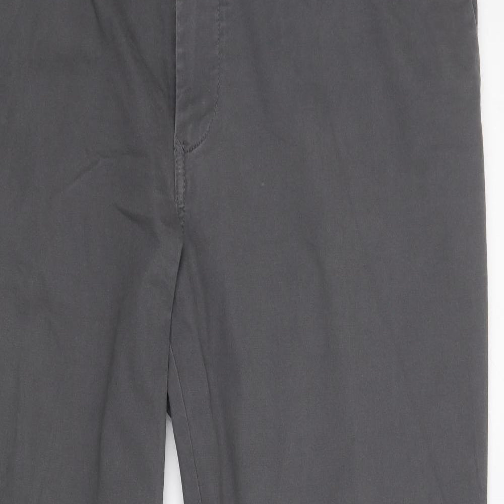 M&S Mens Grey   Chino Trousers Size 42 L31 in