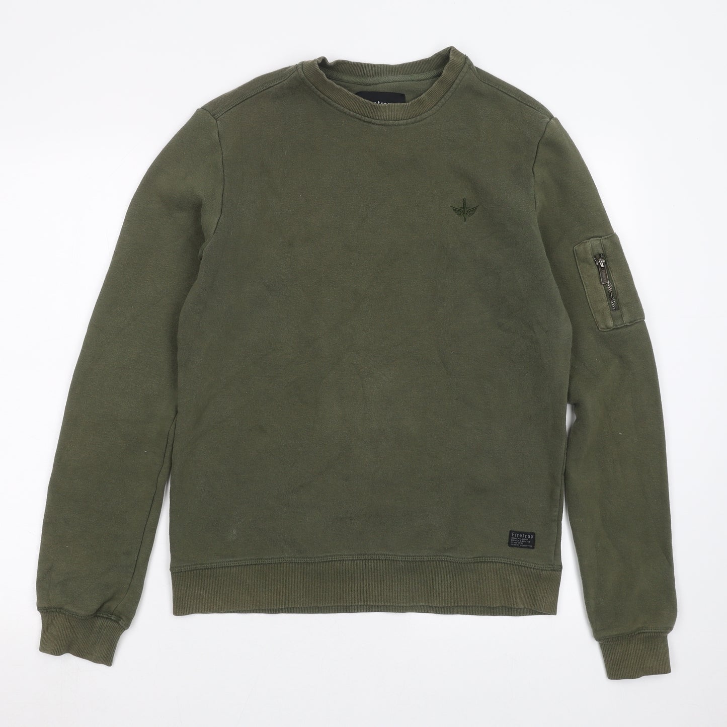 Firetrap Mens Green   Pullover Jumper Size M