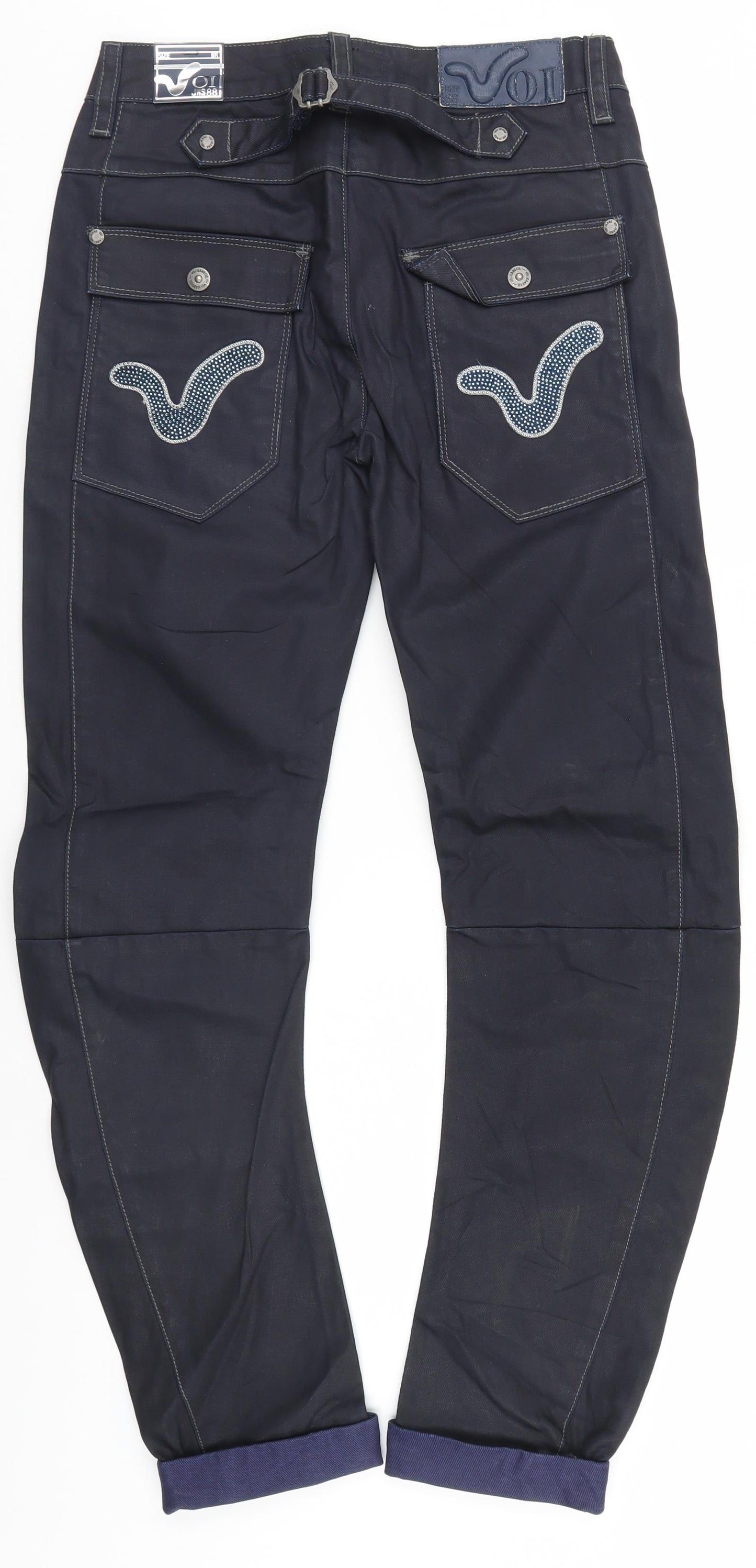 Voi Womens Black   Straight Jeans Size 8 L30 in