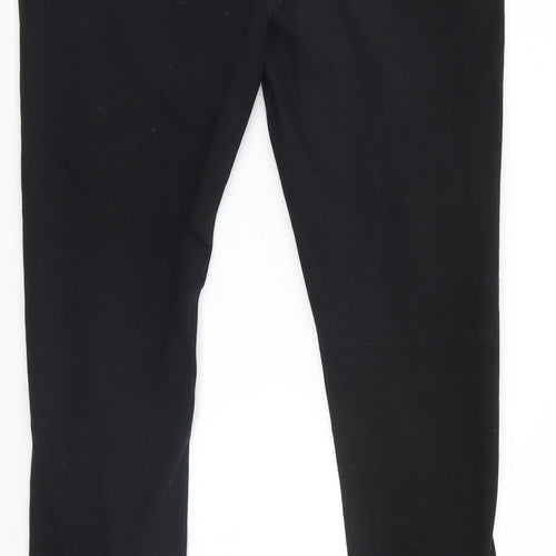 SheIn Womens Black  Denim Straight Jeans Size 10 L28 in - Torn