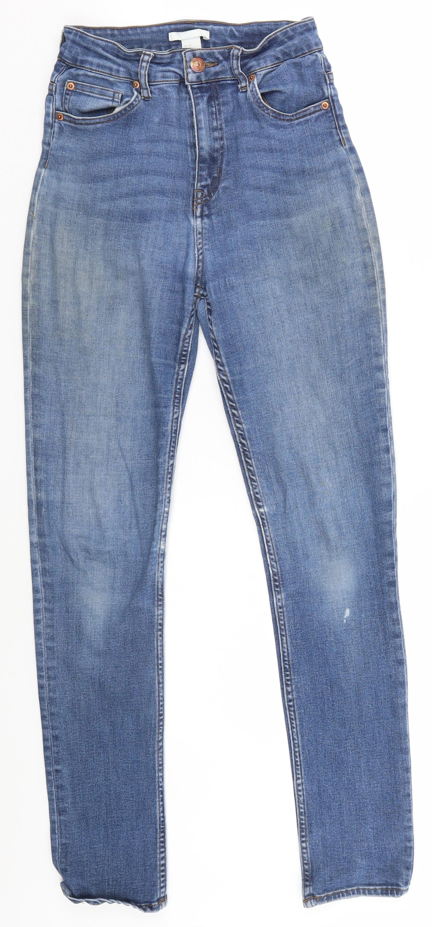 H&M Womens Blue   Skinny Jeans Size 4 L29 in