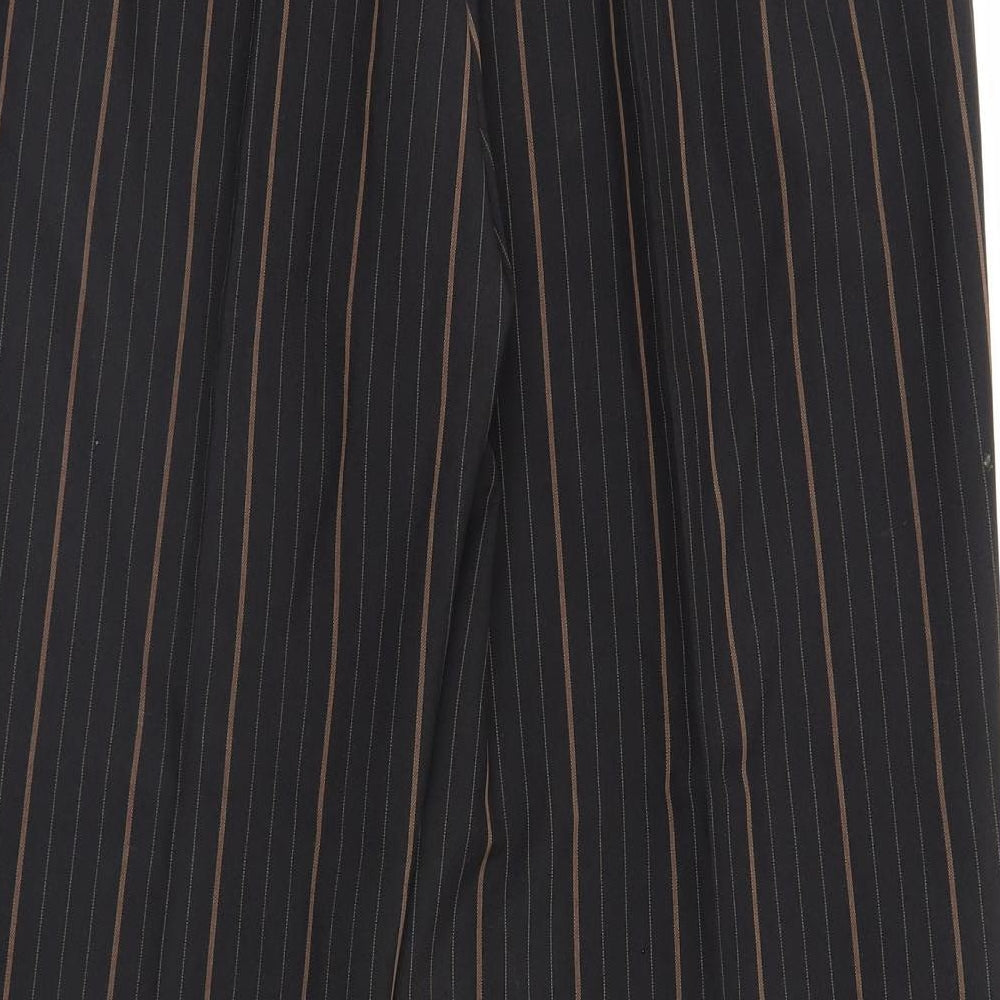 Kaleidoscope Womens Brown Striped  Trousers  Size 18 L27 in