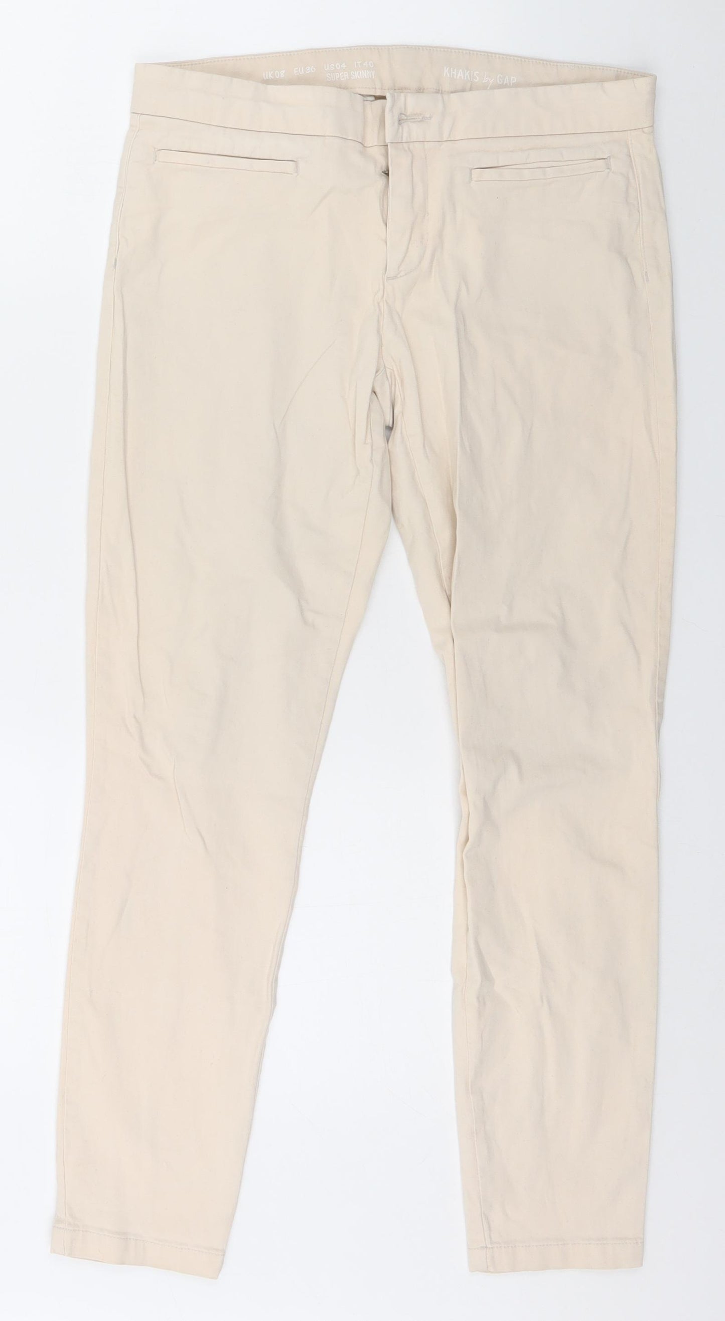 Gap Womens Beige   Trousers  Size 8 L26 in