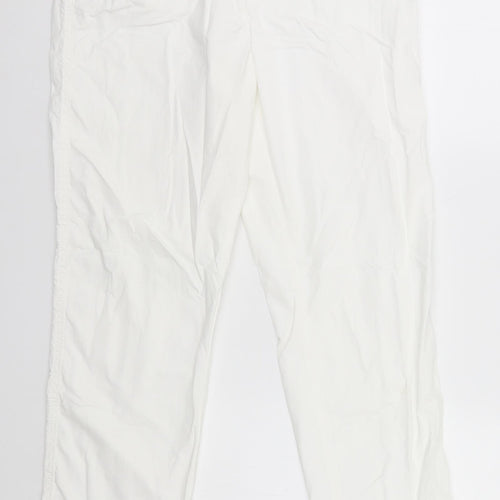 Preworn Womens White   Trousers  Size L L29 in