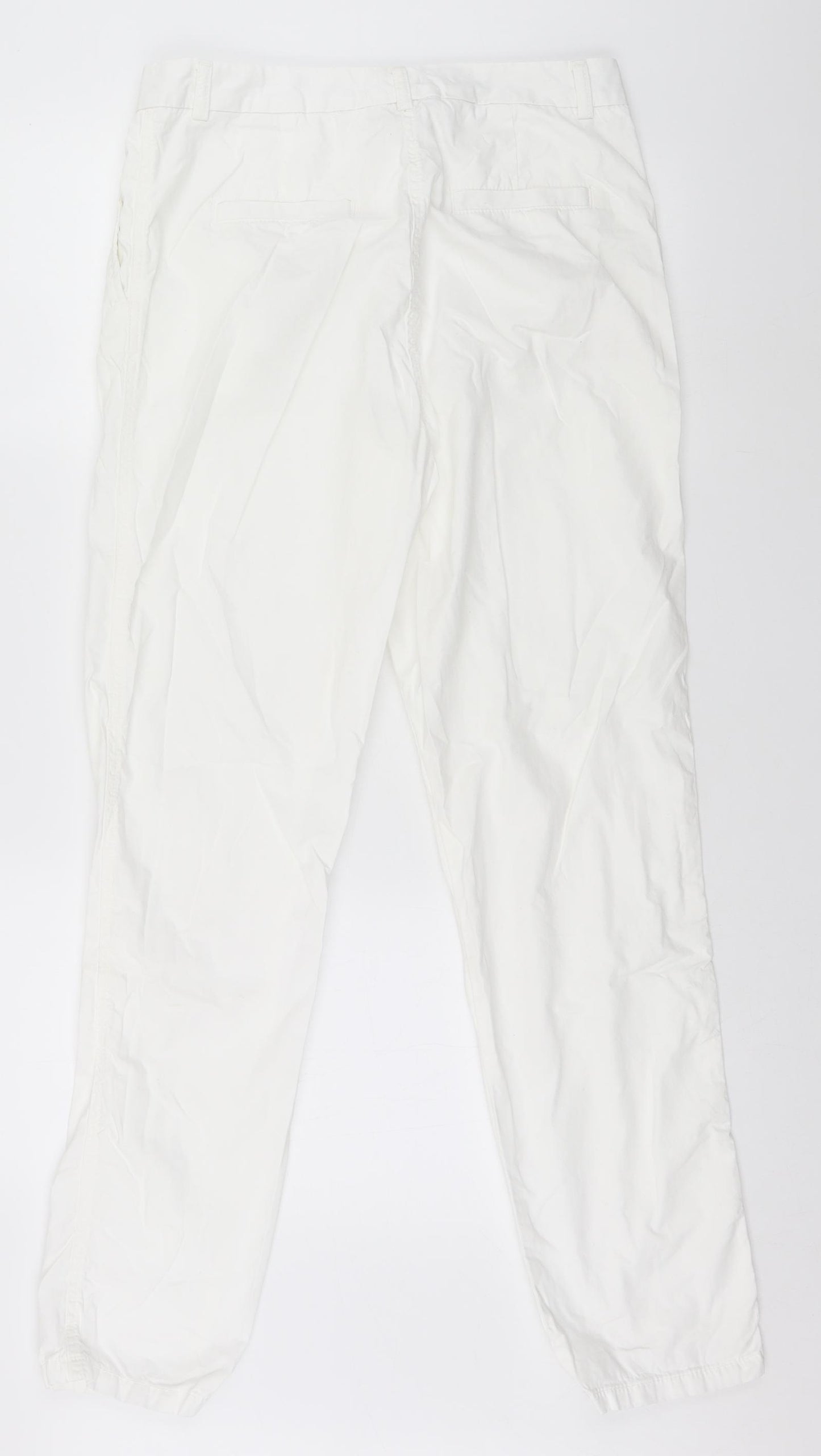 Preworn Womens White   Trousers  Size L L29 in