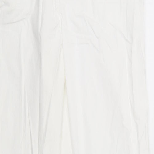 Preworn Womens White   Trousers  Size L L29 in