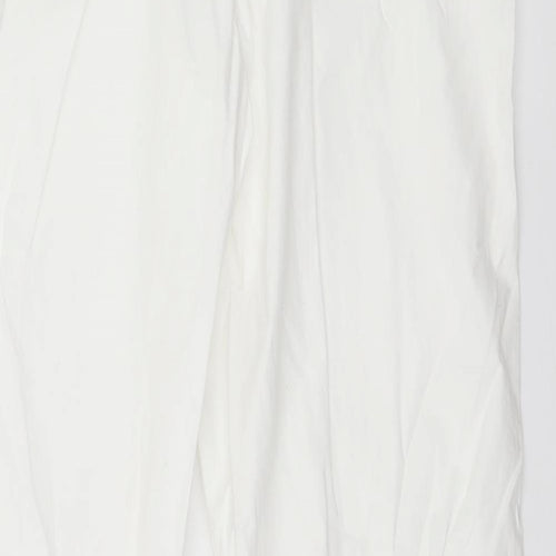 Preworn Womens White   Trousers  Size L L29 in