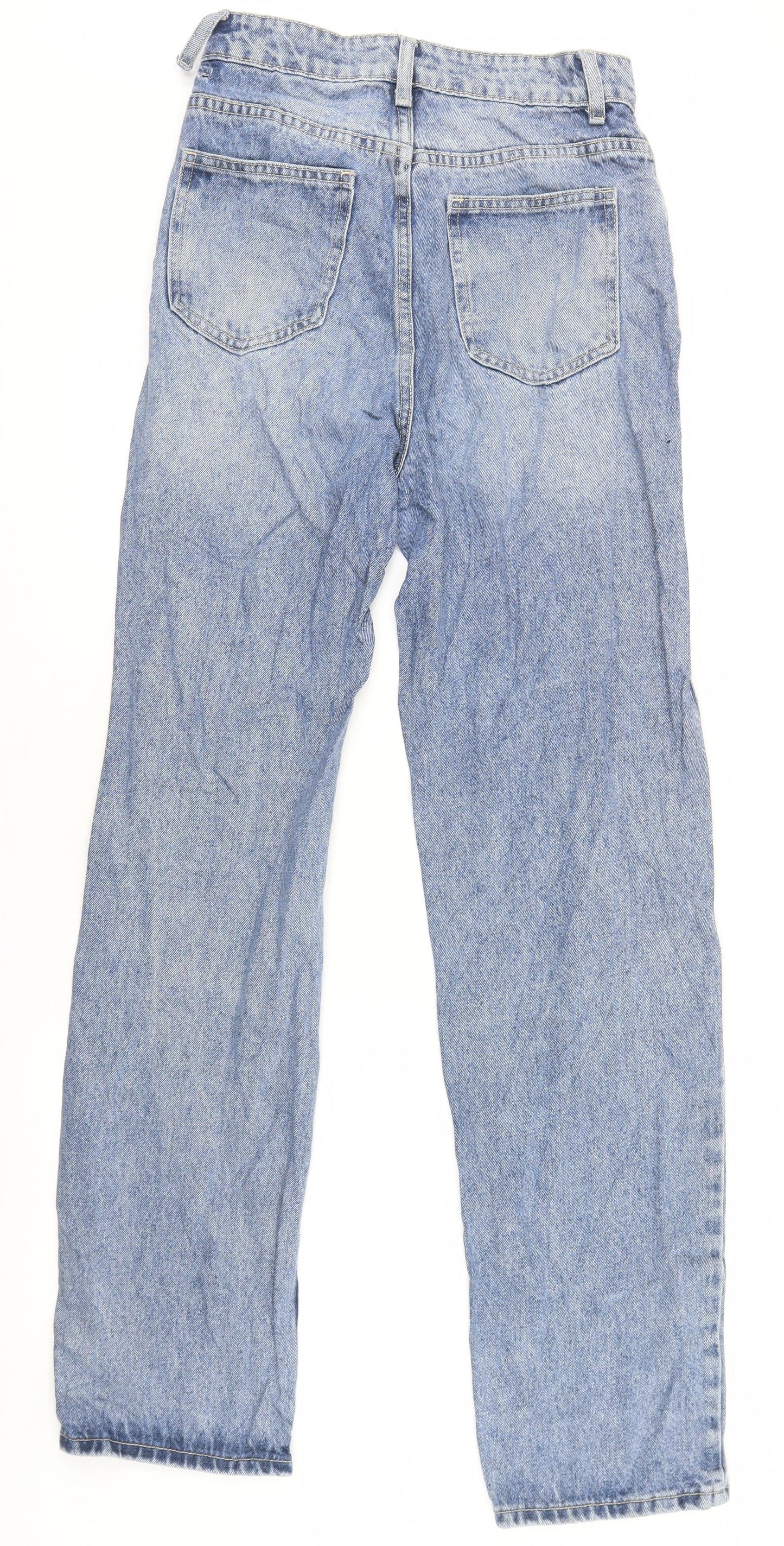 SheIn Womens Blue  Denim Straight Jeans Size S L32 in - High waisted