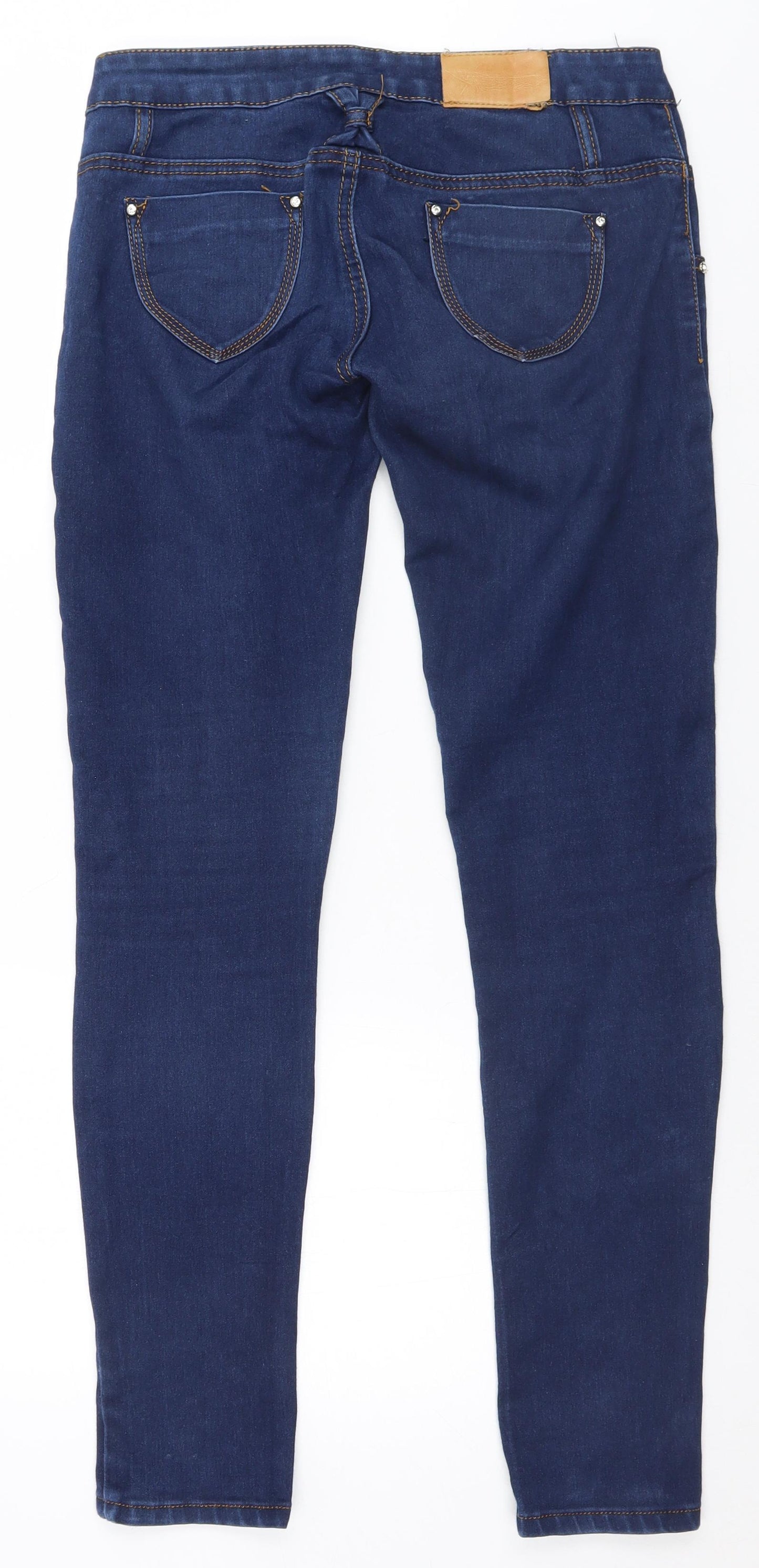 hello miss Womens Blue   Straight Jeans Size 10 L29.5 in