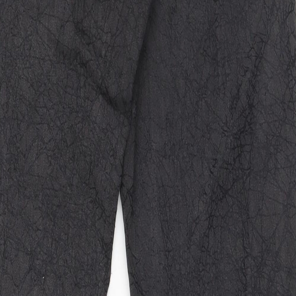 FDJ Womens Black Geometric  Straight Jeans Size 12 L31.5 in
