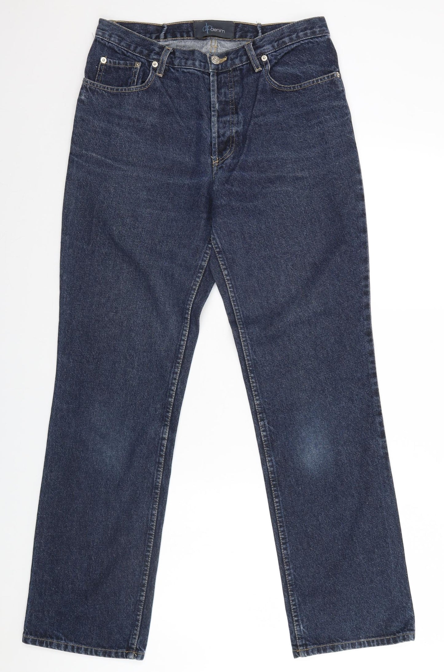DP Denim Womens Blue   Straight Jeans Size 14 L31 in