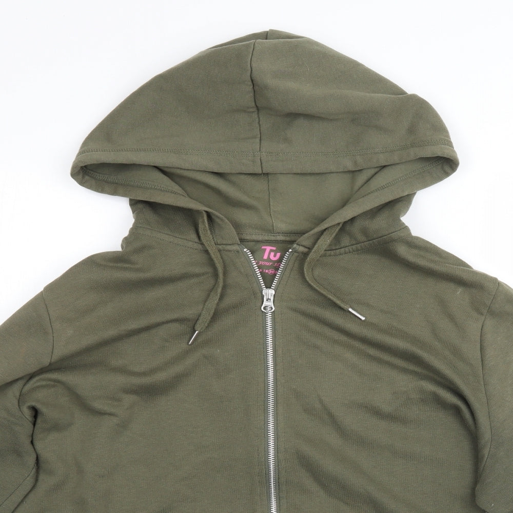 TU Womens Green   Full Zip Hoodie Size 20