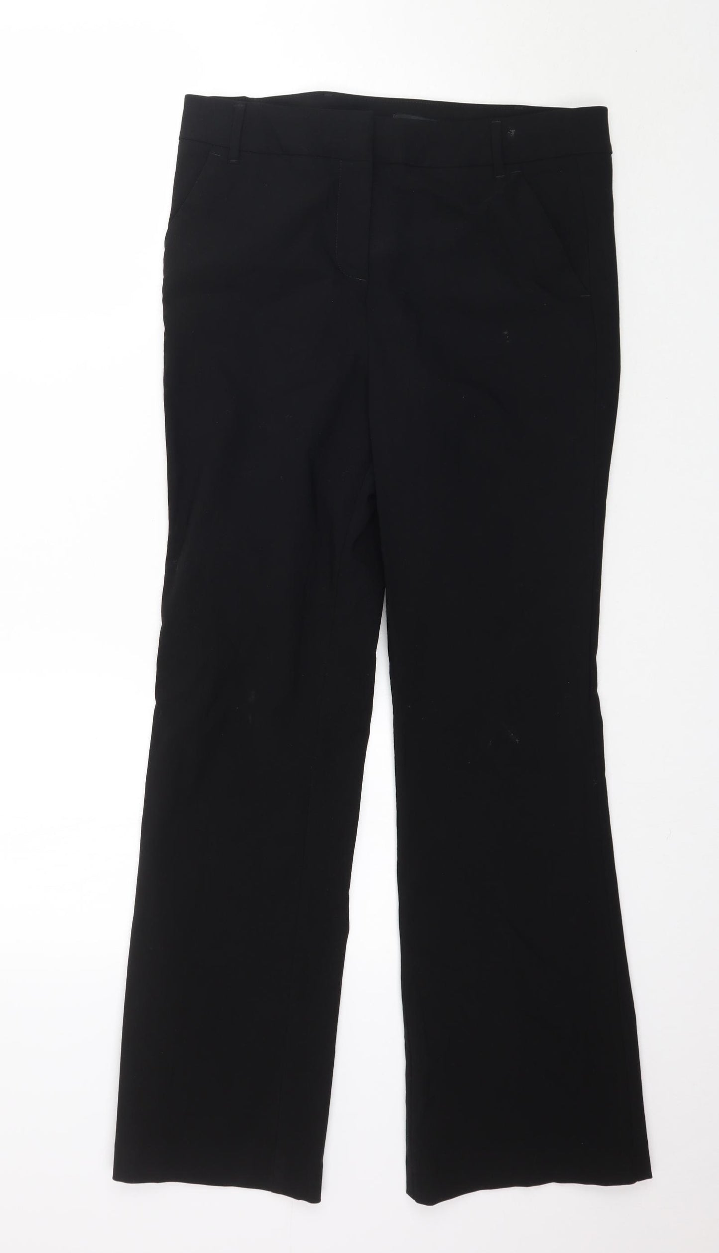 Papaya Womens Black   Trousers  Size 12 L28 in