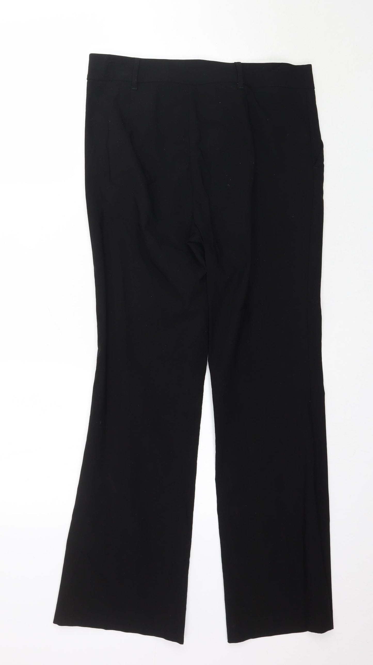 Papaya Womens Black   Trousers  Size 12 L28 in