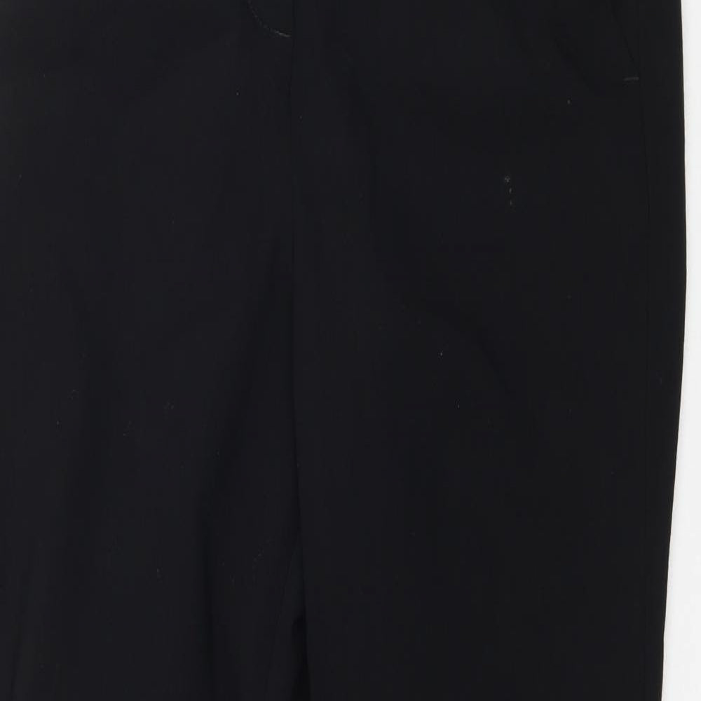 Papaya Womens Black   Trousers  Size 12 L28 in