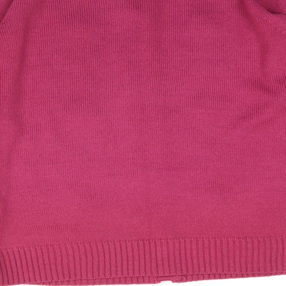 Edinburgh Woolen Mill  Womens Pink  Knit Cardigan Jumper Size 14