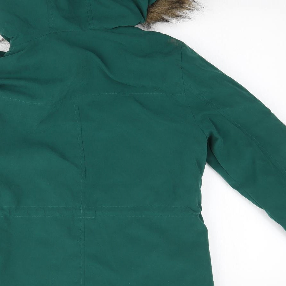 Primark Womens Green   Parka Coat Size XS