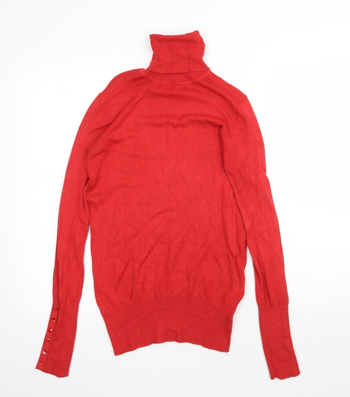 Zara Womens Red  Knit Basic T-Shirt Size M  - 26