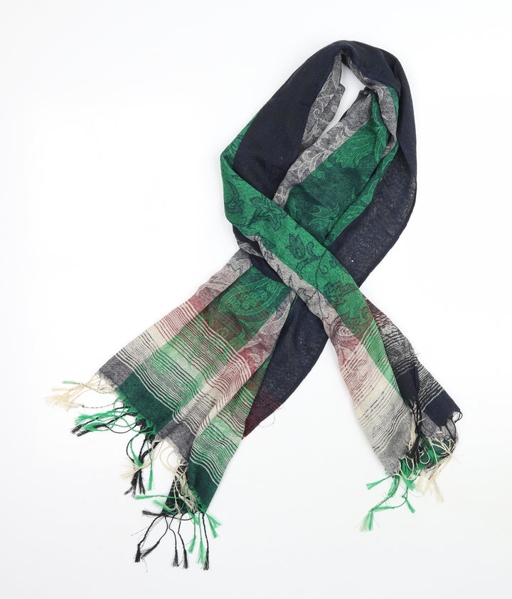 Preworn Womens Multicoloured Striped Scarf