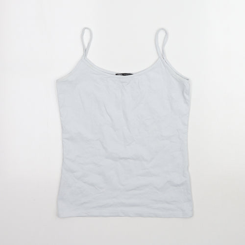 Zara Womens Blue   Camisole T-Shirt Size M
