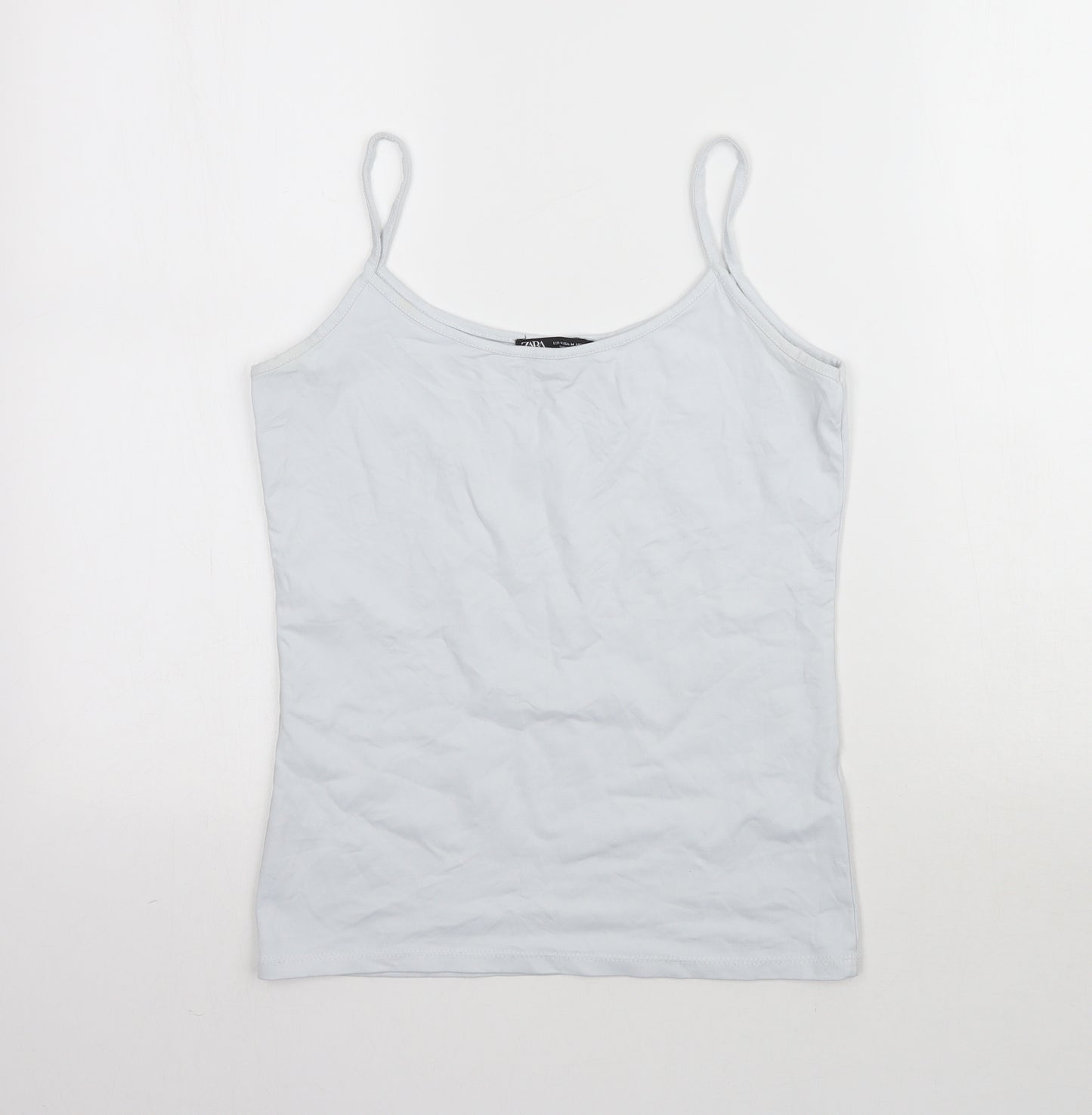 Zara Womens Blue   Camisole T-Shirt Size M