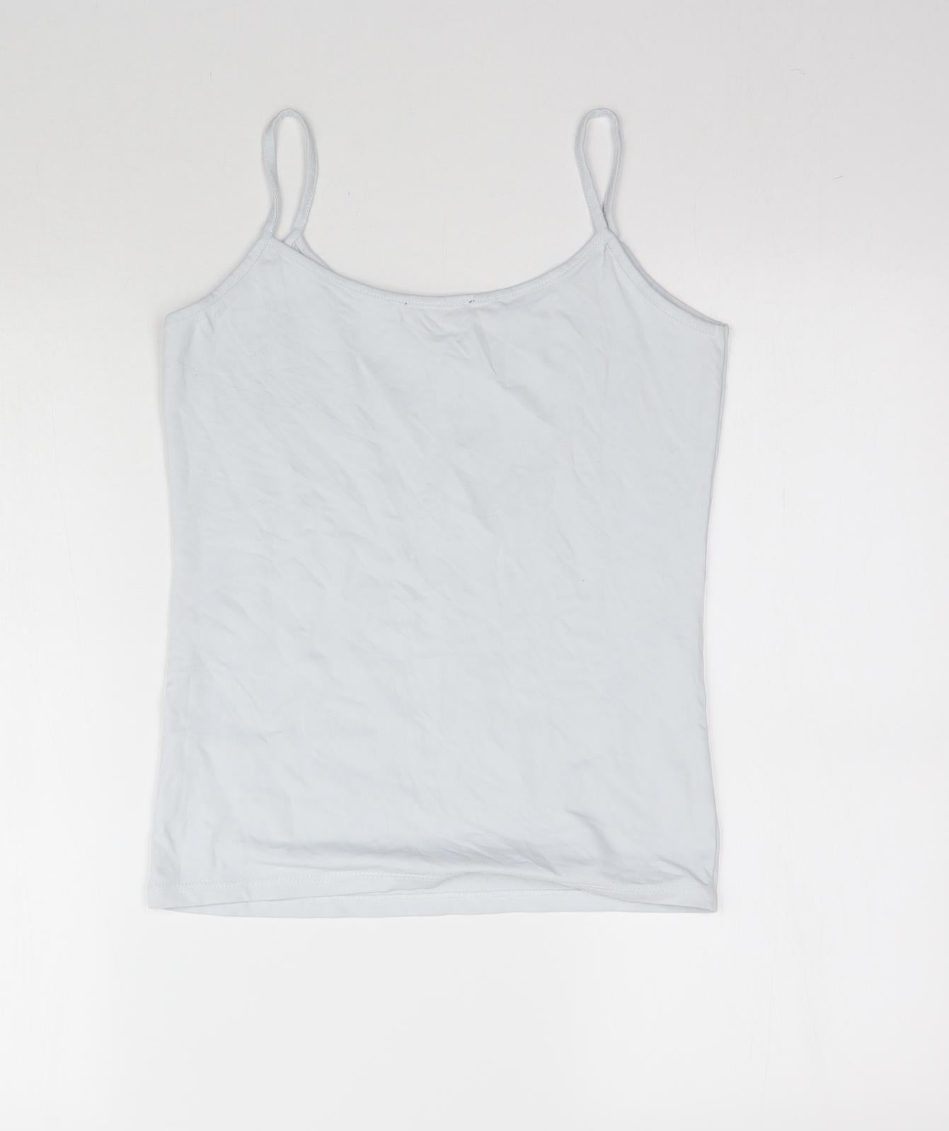 Zara Womens Blue   Camisole T-Shirt Size M